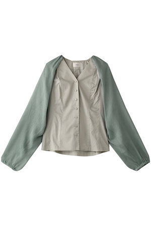 ティーチ/TEECHIのシアーボレロコンビブラウス(110400/110403)