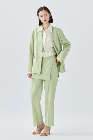 ティーチ/TEECHIのストレッチノーカラージャケット(110800/110801)