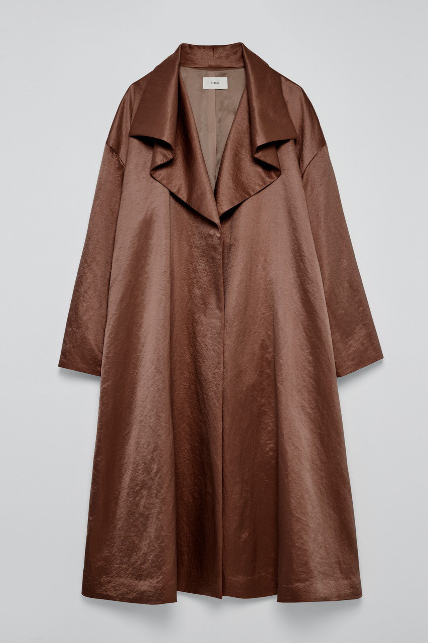 TEECHI ドレープコート (ブラウン, 40) ティーチ ELLE SHOP TEECHI ドレープコート (ブラウン, 40) ティーチ ELLE SHOP