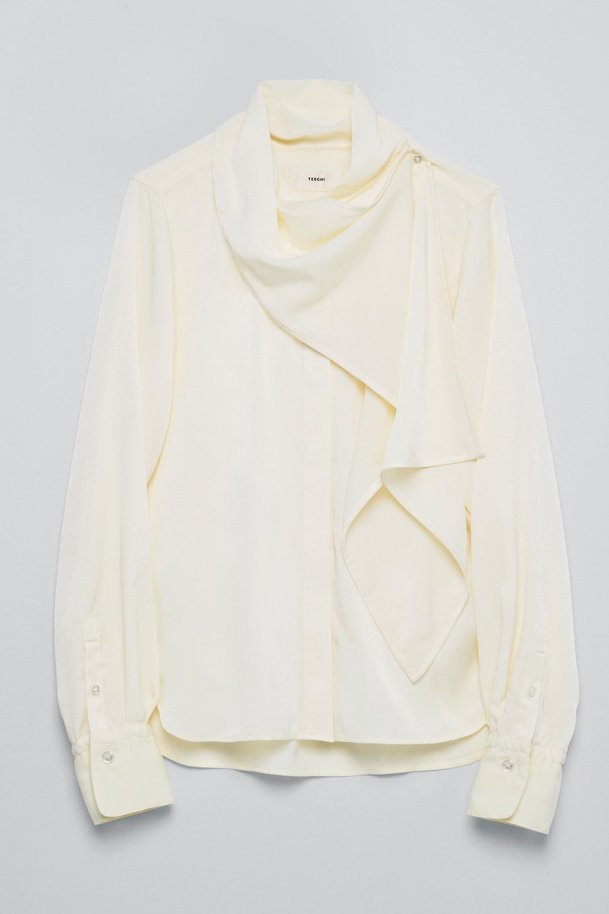 ラップクロスブラウス