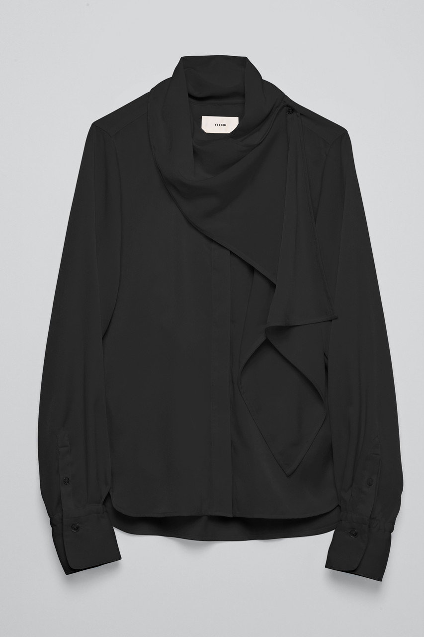 ラップクロスブラウス