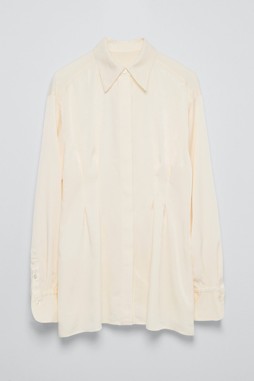 TEECHI インバーテッドタックブラウス (ホワイト, 36) ティーチ ELLE SHOP TEECHI インバーテッドタックブラウス (ホワイト, 36) ティーチ ELLE SHOP