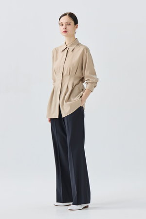 ティーチ/TEECHIのインバーテッドタックブラウス(110400/110403)