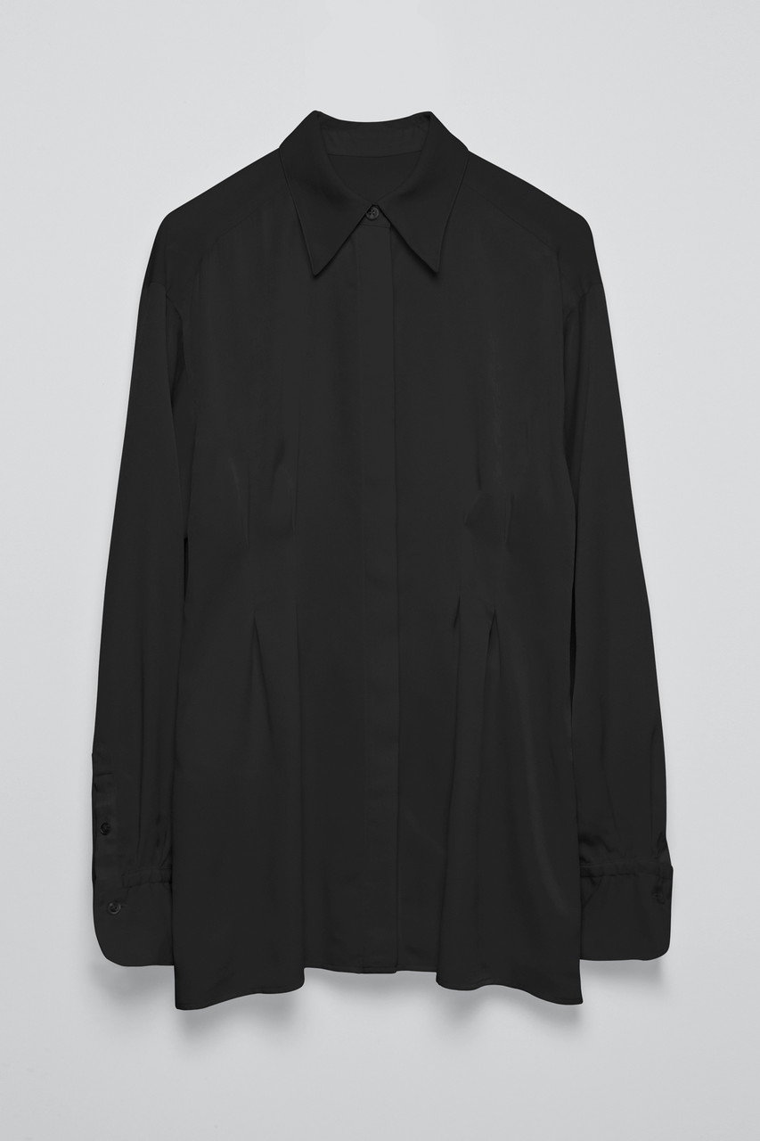 TEECHI インバーテッドタックブラウス (ブラック, 36) ティーチ ELLE SHOP TEECHI インバーテッドタックブラウス (ブラック, 36) ティーチ ELLE SHOP