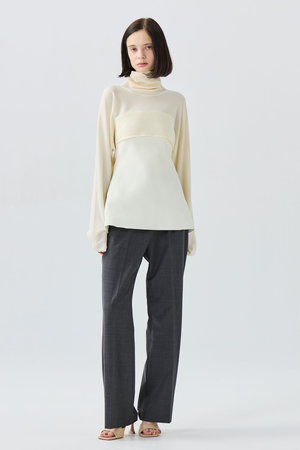 ティーチ/TEECHIのペプラムプルオーバーニット(110300/110301)