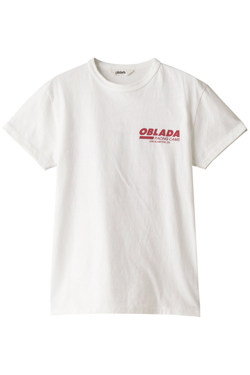 Oblada Oblada RacingTシャツ (ホワイト, OS) オブラダ ELLE SHOP Oblada Oblada RacingTシャツ (ホワイト, OS) オブラダ ELLE SHOP