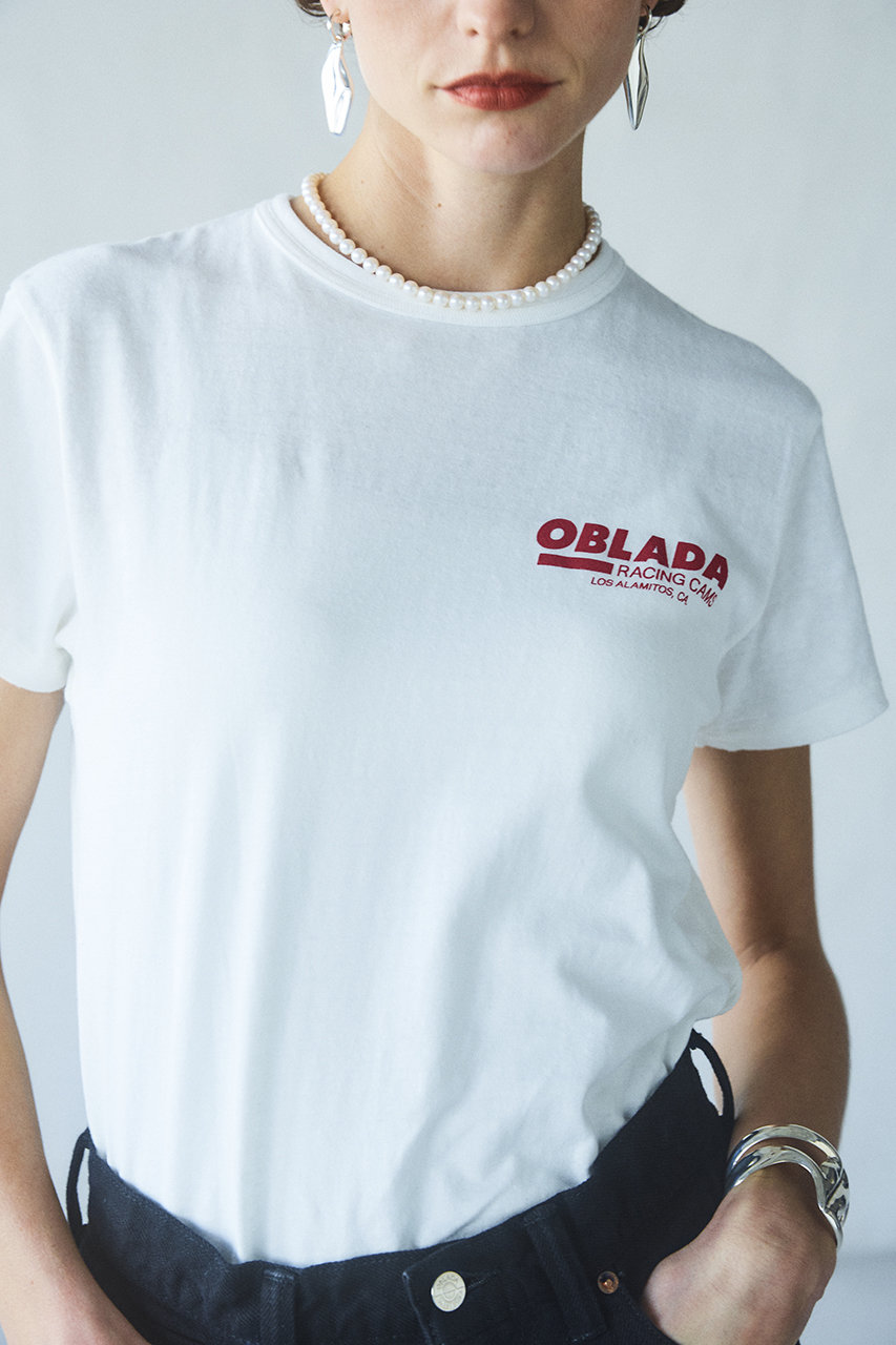 Oblada(オブラダ)｜【予約販売】Oblada RacingTシャツ/ホワイト