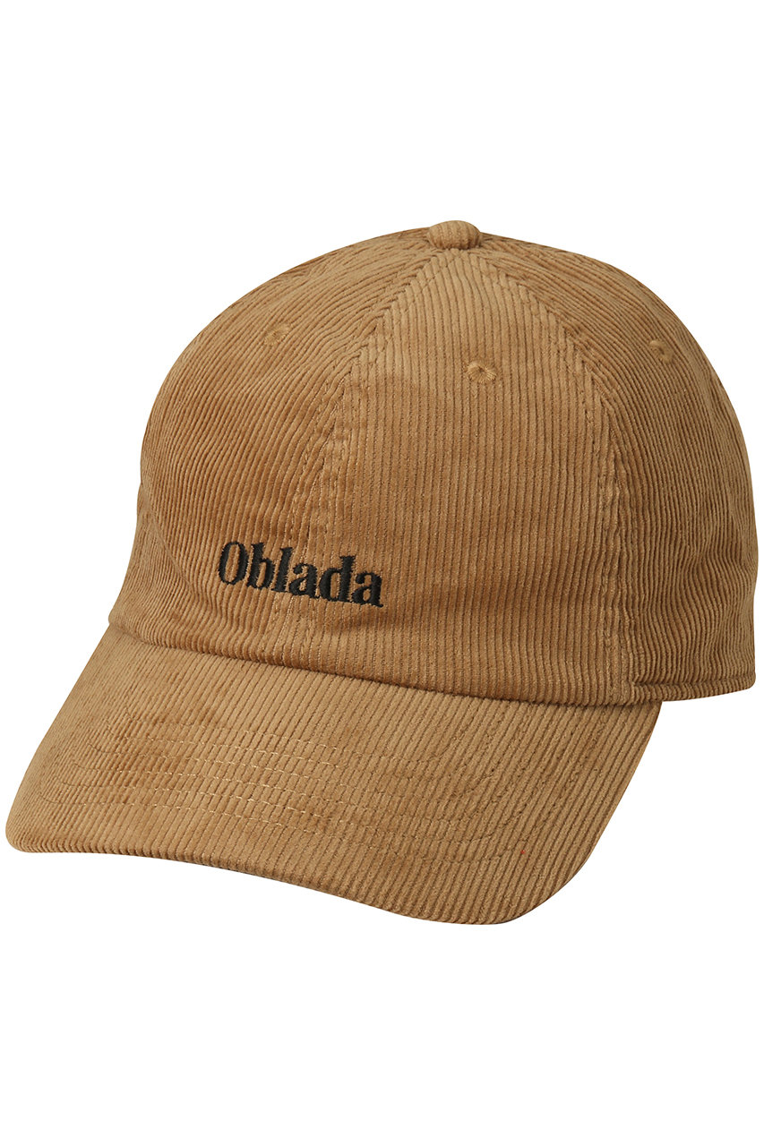 Oblada コーデュロイキャップ (ベージュ, OS) オブラダ ELLE SHOP
