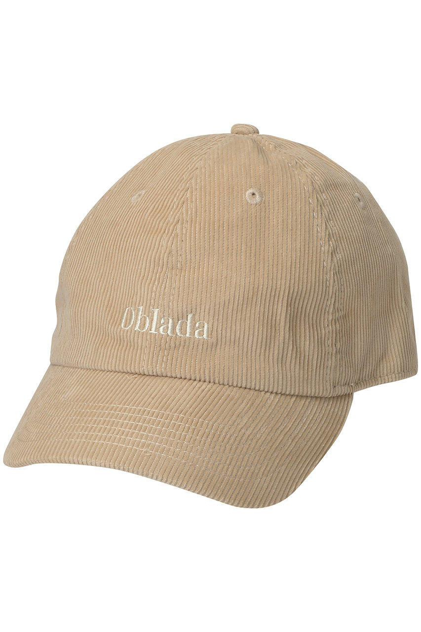 オブラダ/Obladaのコーデュロイキャップ(ベージュ/F2310IT01)