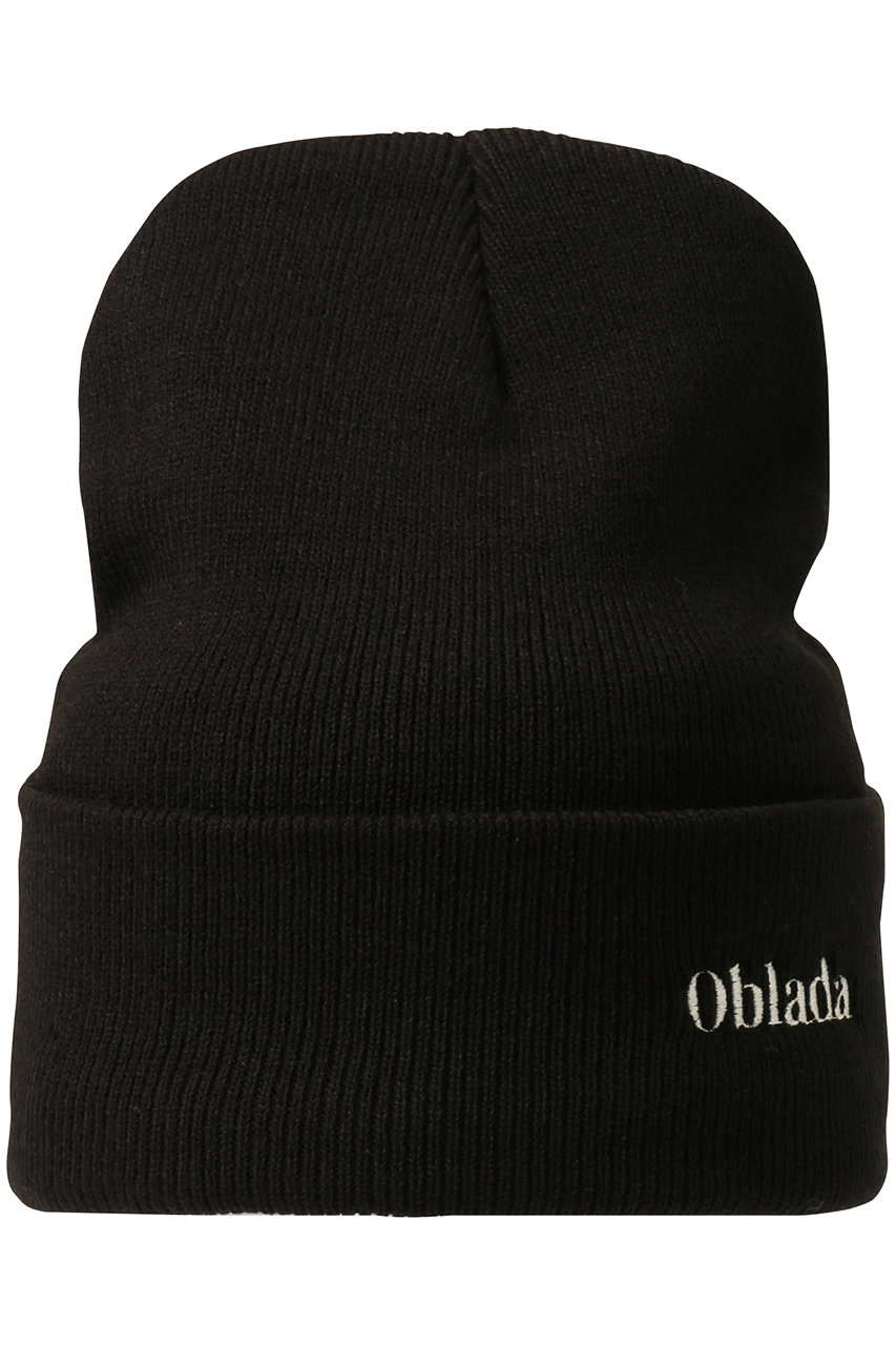 Oblada ニットキャップ (ブラック, OS) オブラダ ELLE SHOP