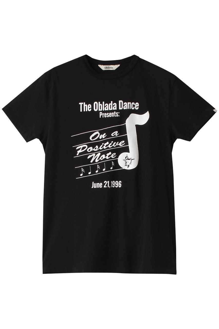 オブラダ/ObladaのNOTE Tシャツ(ブラック/M2410CU03)