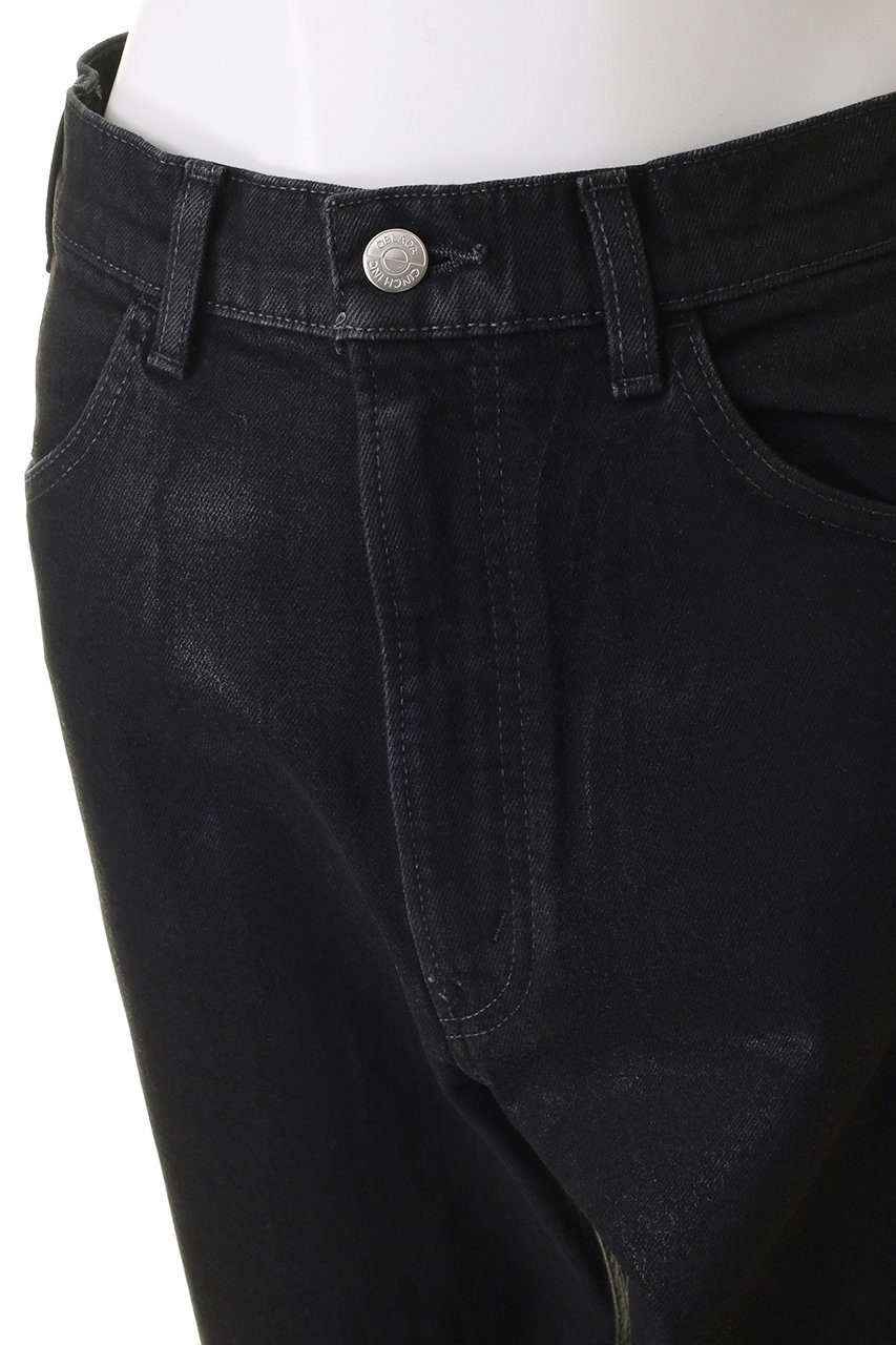 Oblada(オブラダ)|USUAL JEANS レザーライク パンツ/ブラック Oblada(オブラダ)|USUAL JEANS レザーライク パンツ/ブラック