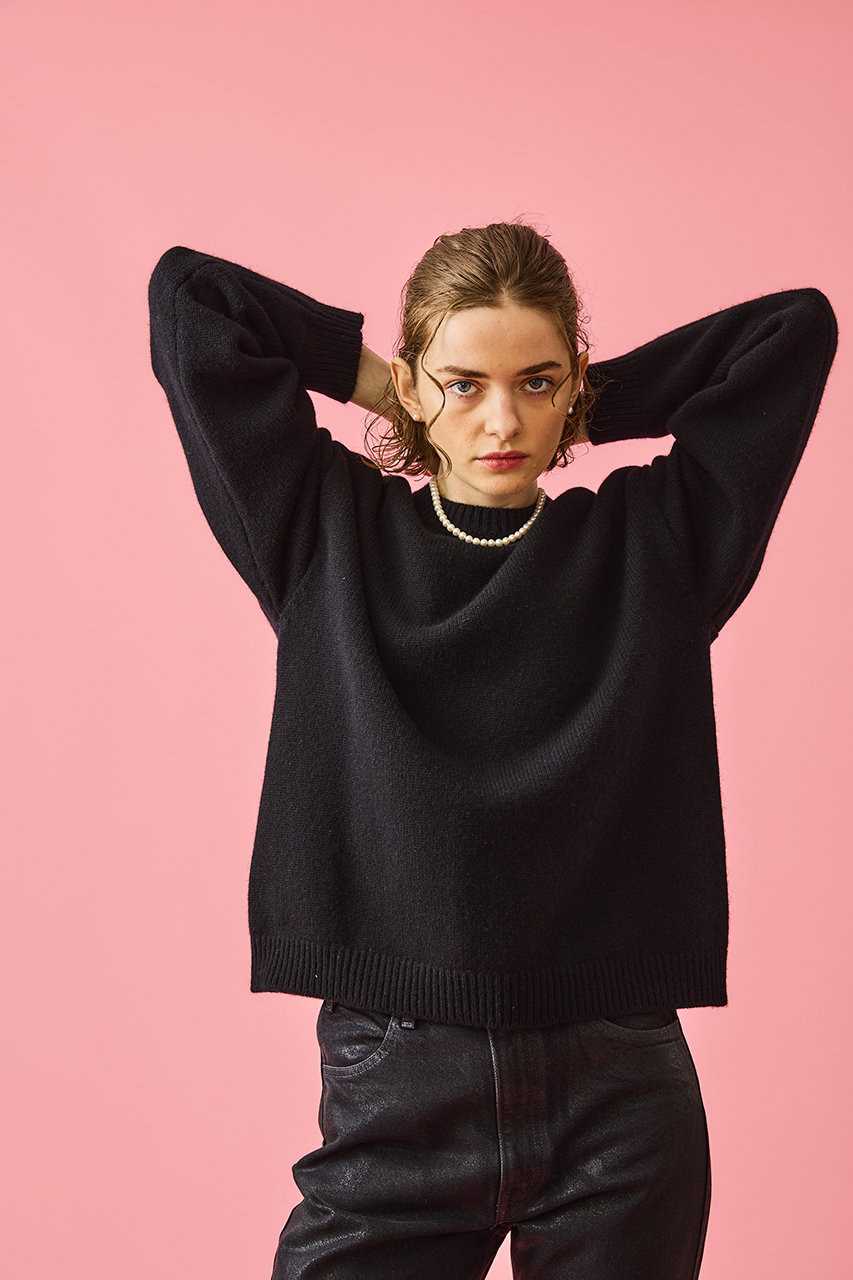 Oblada(オブラダ)｜WILLIAM ニットプルオーバー/ブラック の通販