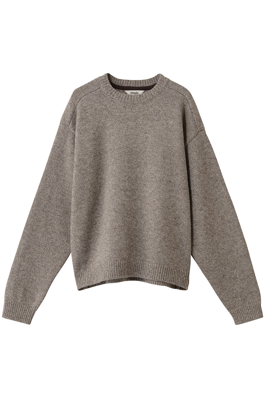 Oblada WILLIAM ニットプルオーバー (ミックスベージュ, F) オブラダ ELLE SHOP Oblada WILLIAM ニットプルオーバー (ミックスベージュ, F) オブラダ ELLE SHOP