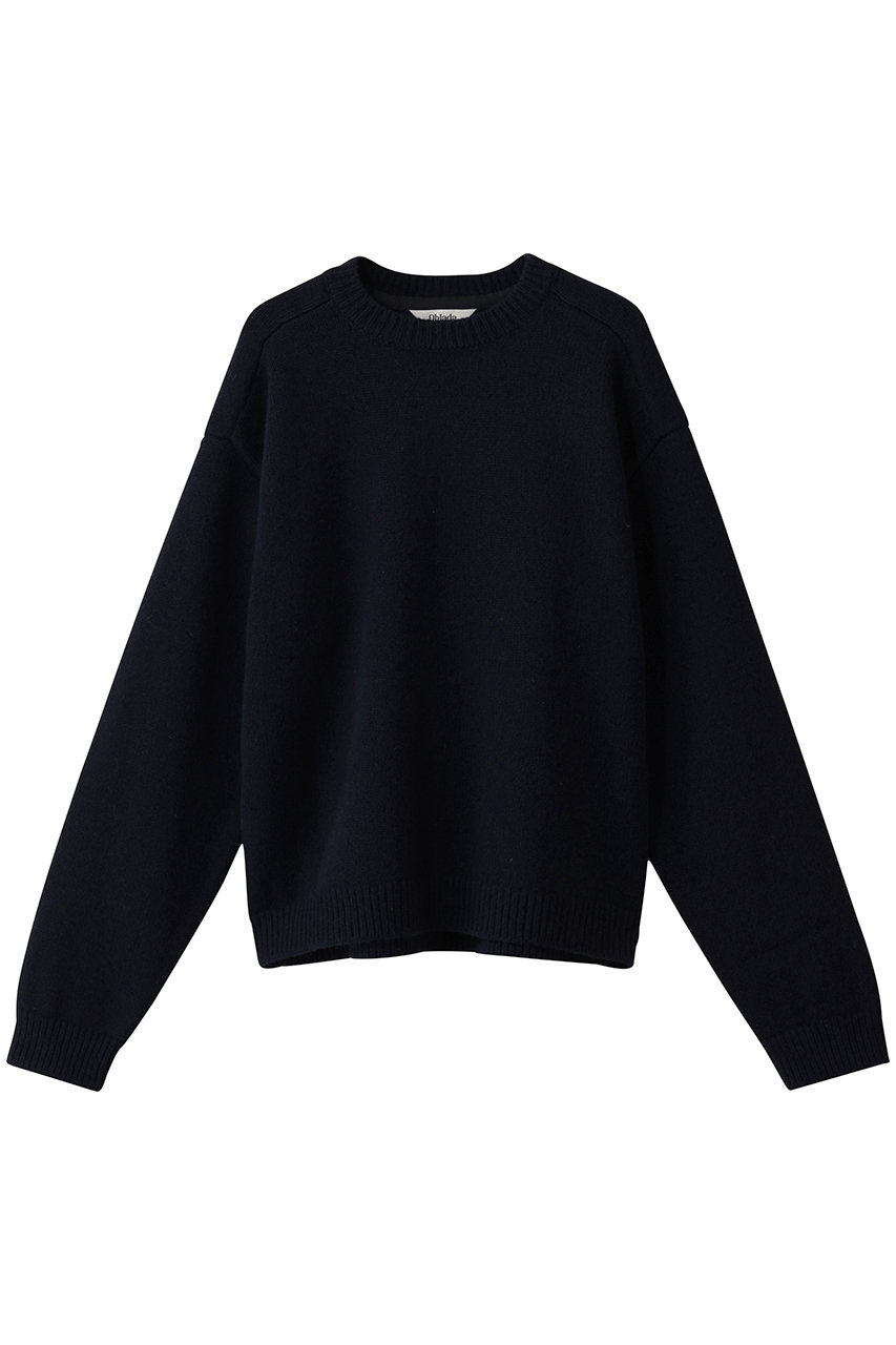 Oblada WILLIAM ニットプルオーバー (ネイビー, F) オブラダ ELLE SHOP Oblada WILLIAM ニットプルオーバー (ネイビー, F) オブラダ ELLE SHOP