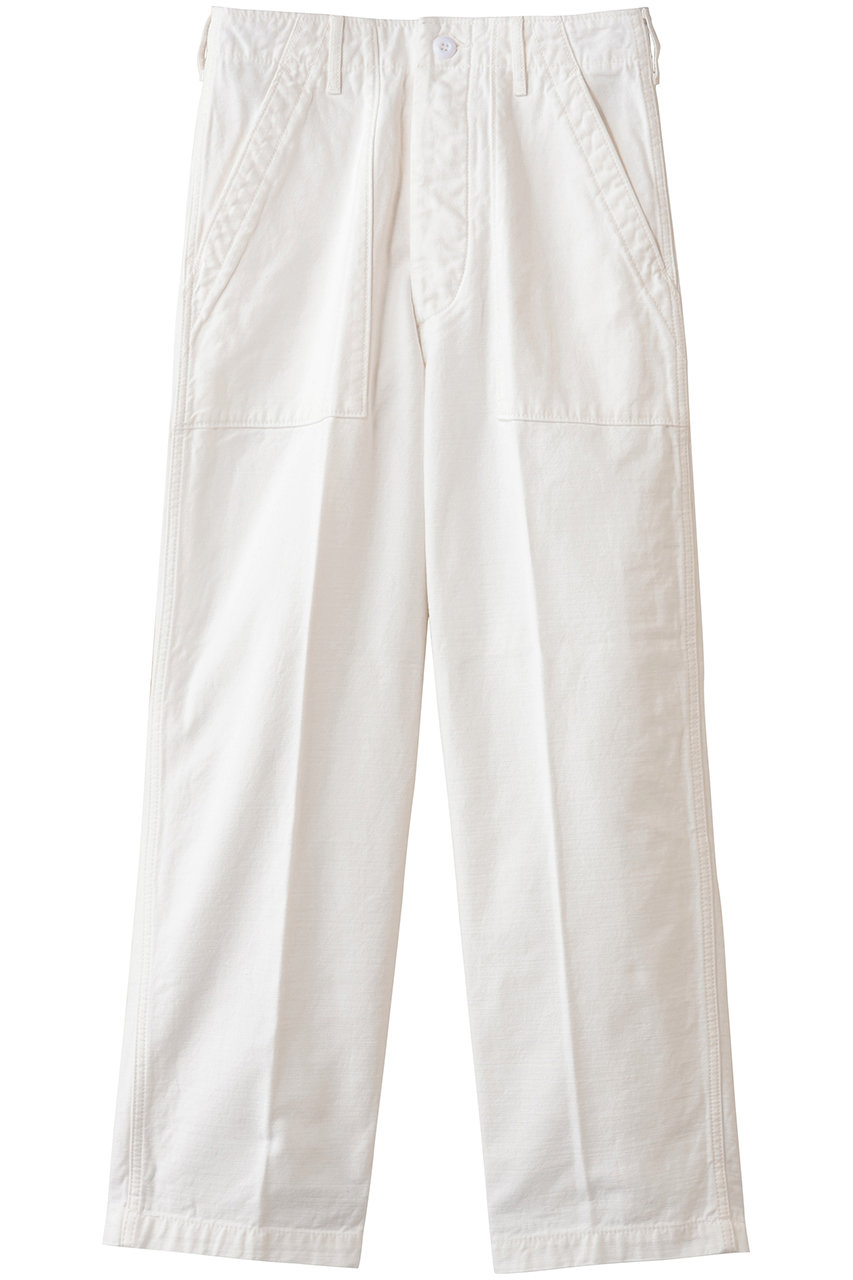 Oblada 60S ベイカーパンツ (ホワイト, M) オブラダ ELLE SHOP