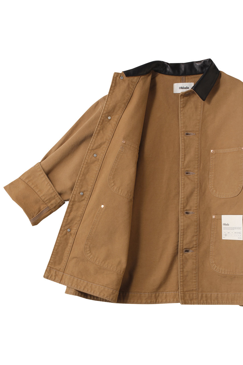 Oblada(オブラダ)｜テントラインカバーオール/キャメル の通販
