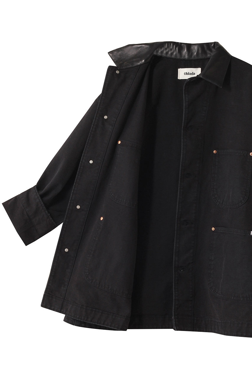 Oblada(オブラダ)｜テントラインカバーオール/ブラック の通販