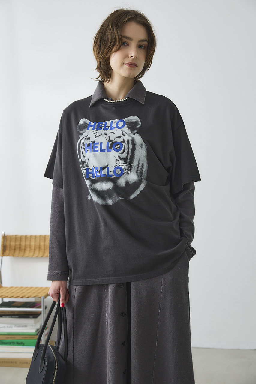 Oblada(オブラダ)｜【予約販売】TIGER Tシャツ/ブラック の通販