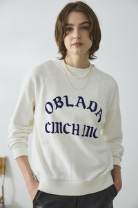 美品ObladaオブラダCINCHリメイクスウェットプルオーバートップス Oblada｜オブラダのパーカー・スウェット（カットソー・Tシャツ）通販
