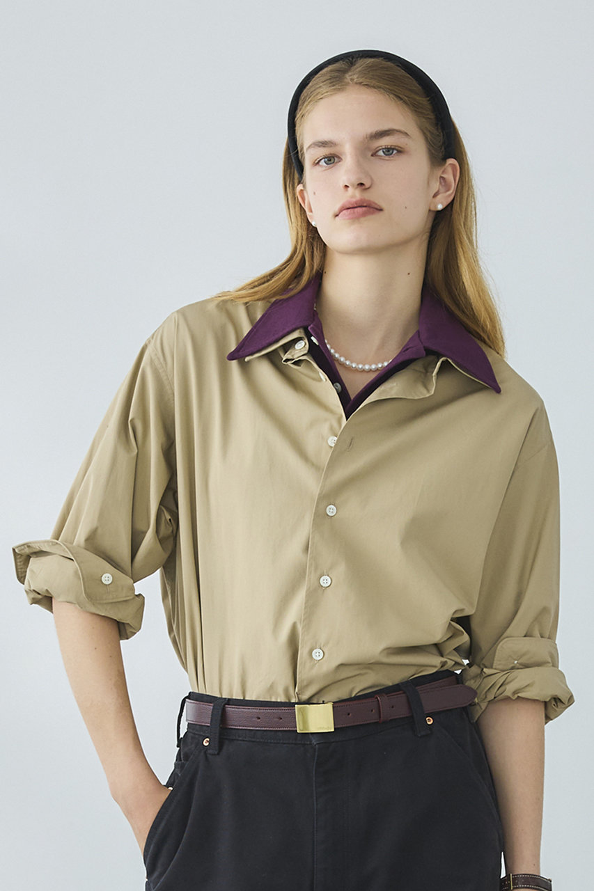 Oblada(オブラダ)｜BLOKE シャツ/ベージュ の通販｜ELLESHOP