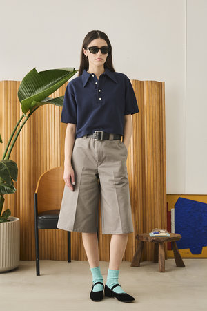 Oblada ベージュ カジュアルパンツ オブラダ Oblada(オブラダ)｜60S ベイカーパンツ/カーキ の通販｜ELLESHOP