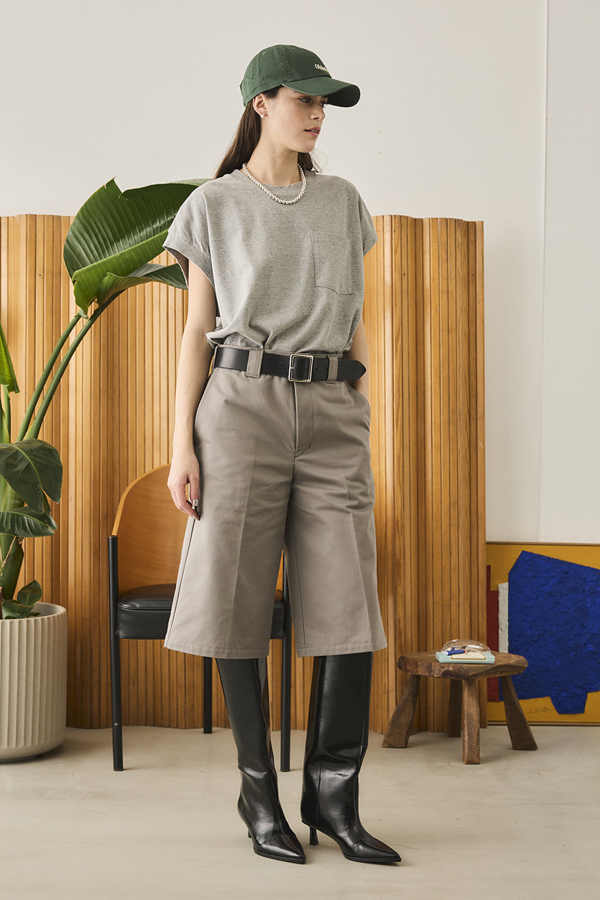 ごま様oblada★オブラダ オフィサーパンツ グレー26 oblada☆オブラダ オフィサーパンツ グレー26