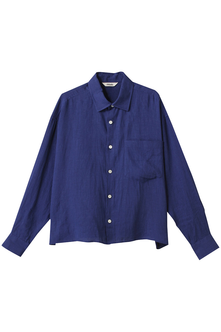 Oblada バギーシャツ (ブルー, F) オブラダ ELLE SHOP Oblada バギーシャツ (ブルー, F) オブラダ ELLE SHOP