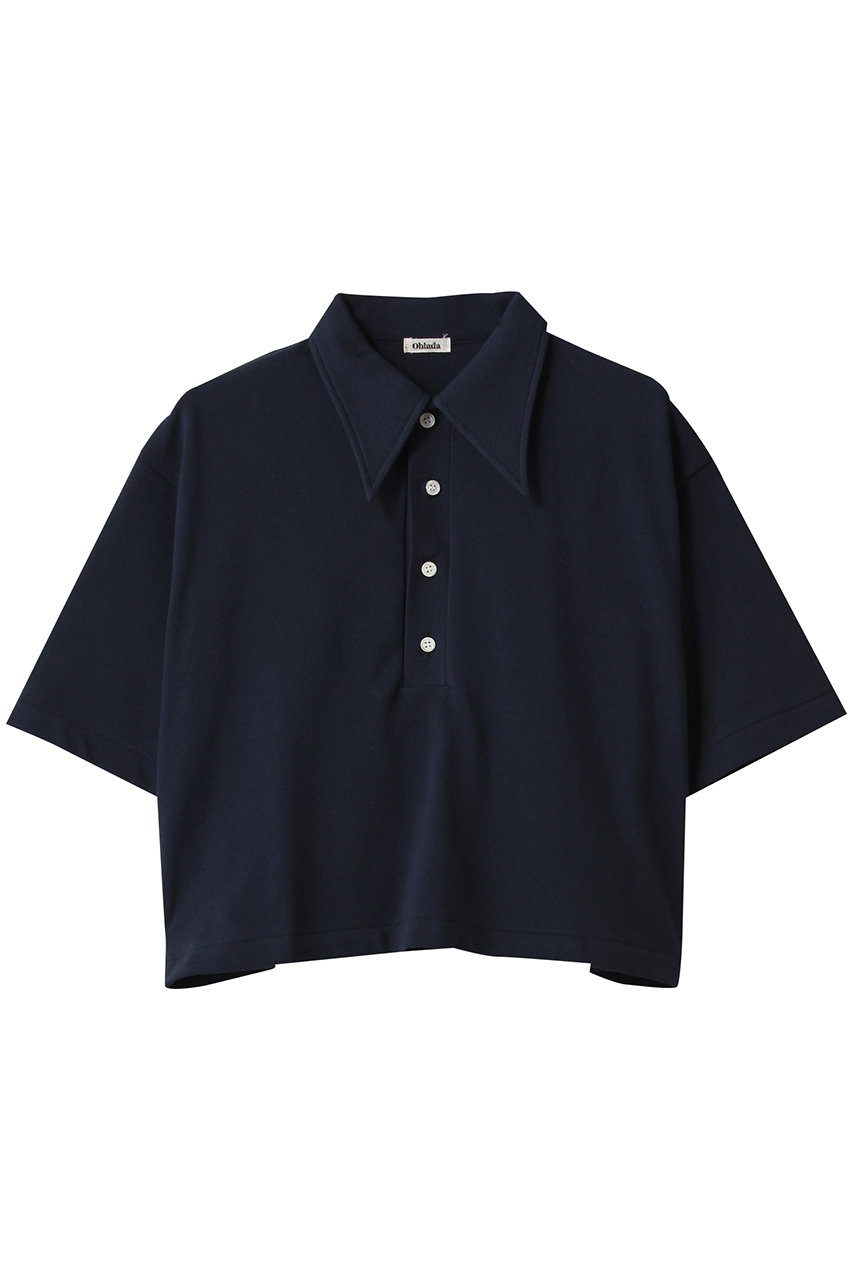 Oblada CONTINENTAL ポロシャツ (ネイビー, F) オブラダ ELLE SHOP Oblada CONTINENTAL ポロシャツ (ネイビー, F) オブラダ ELLE SHOP