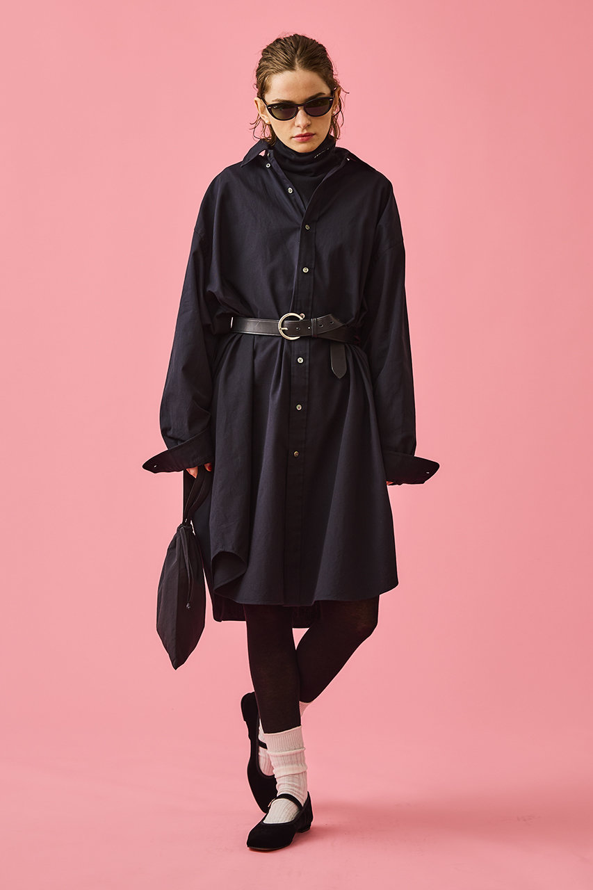 Oblada(オブラダ)｜IVY ビッグシャツ/ブラック の通販｜ELLESHOP