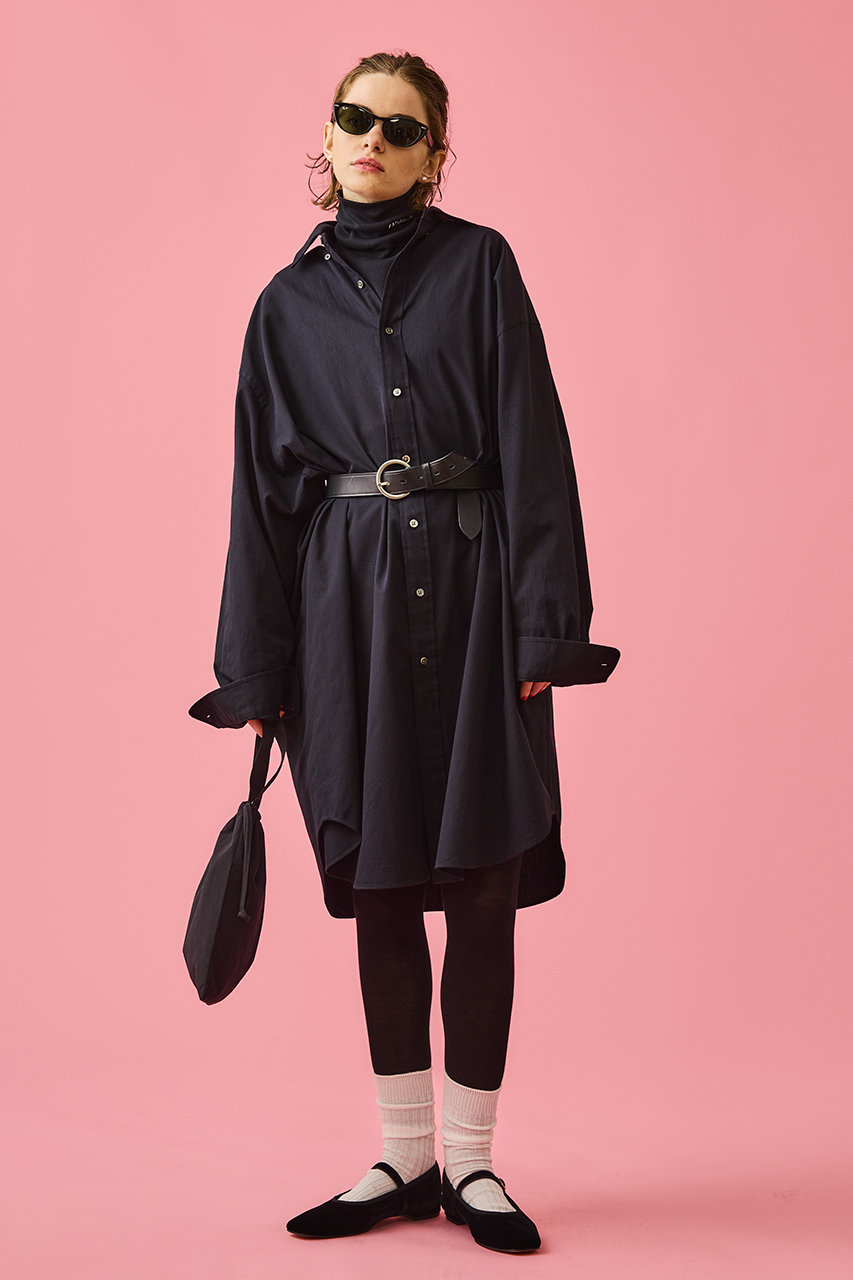 Oblada(オブラダ)｜IVY ビッグシャツ/ブラック の通販｜ELLESHOP