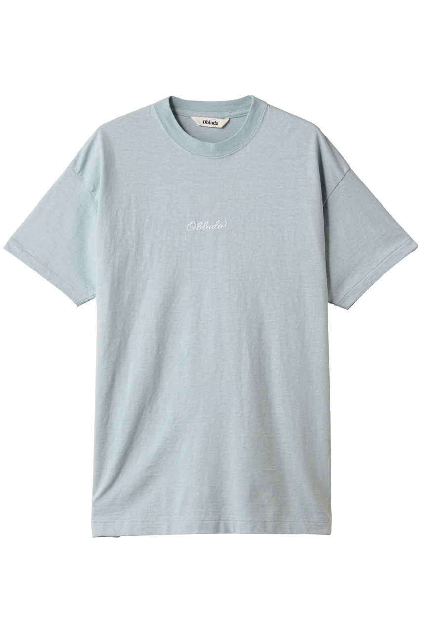 Oblada エンブロイダリーTシャツ (ミント, F) オブラダ ELLE SHOP Oblada エンブロイダリーTシャツ (ミント, F) オブラダ ELLE SHOP