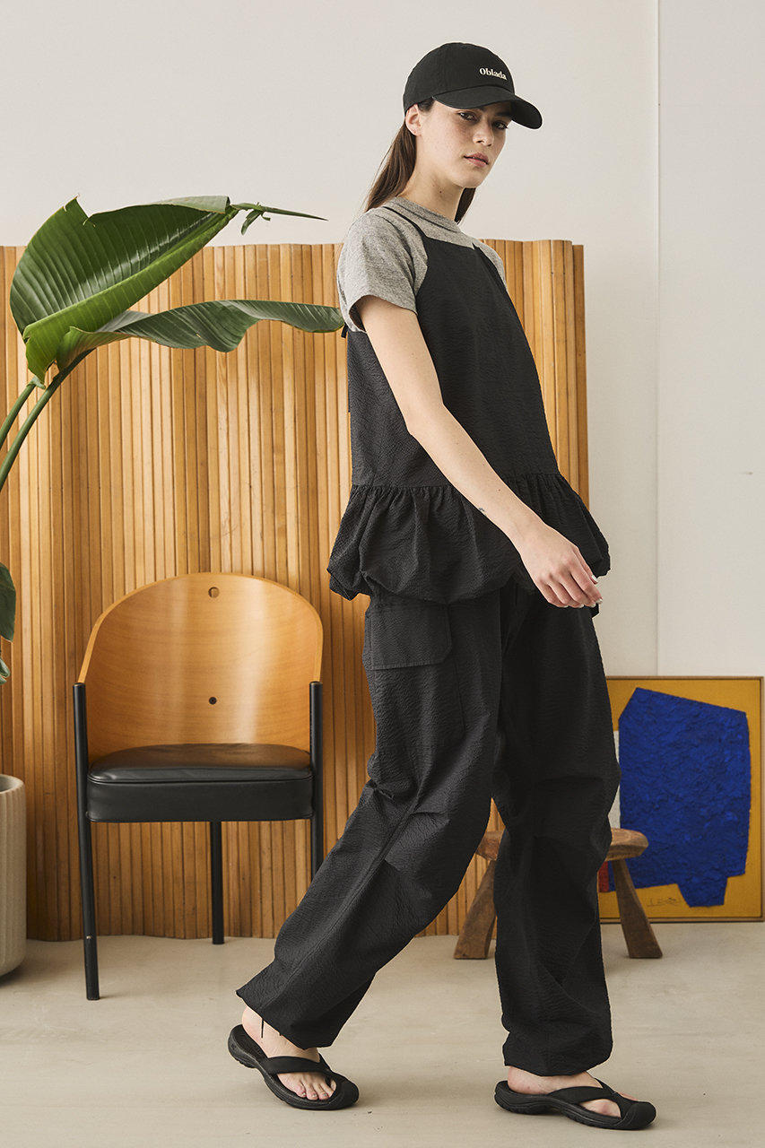 CIOTA ブラック カーゴパンツ CIOTA｜シオタのカーゴパンツ（ブラック/黒色系・ウォッシャブル