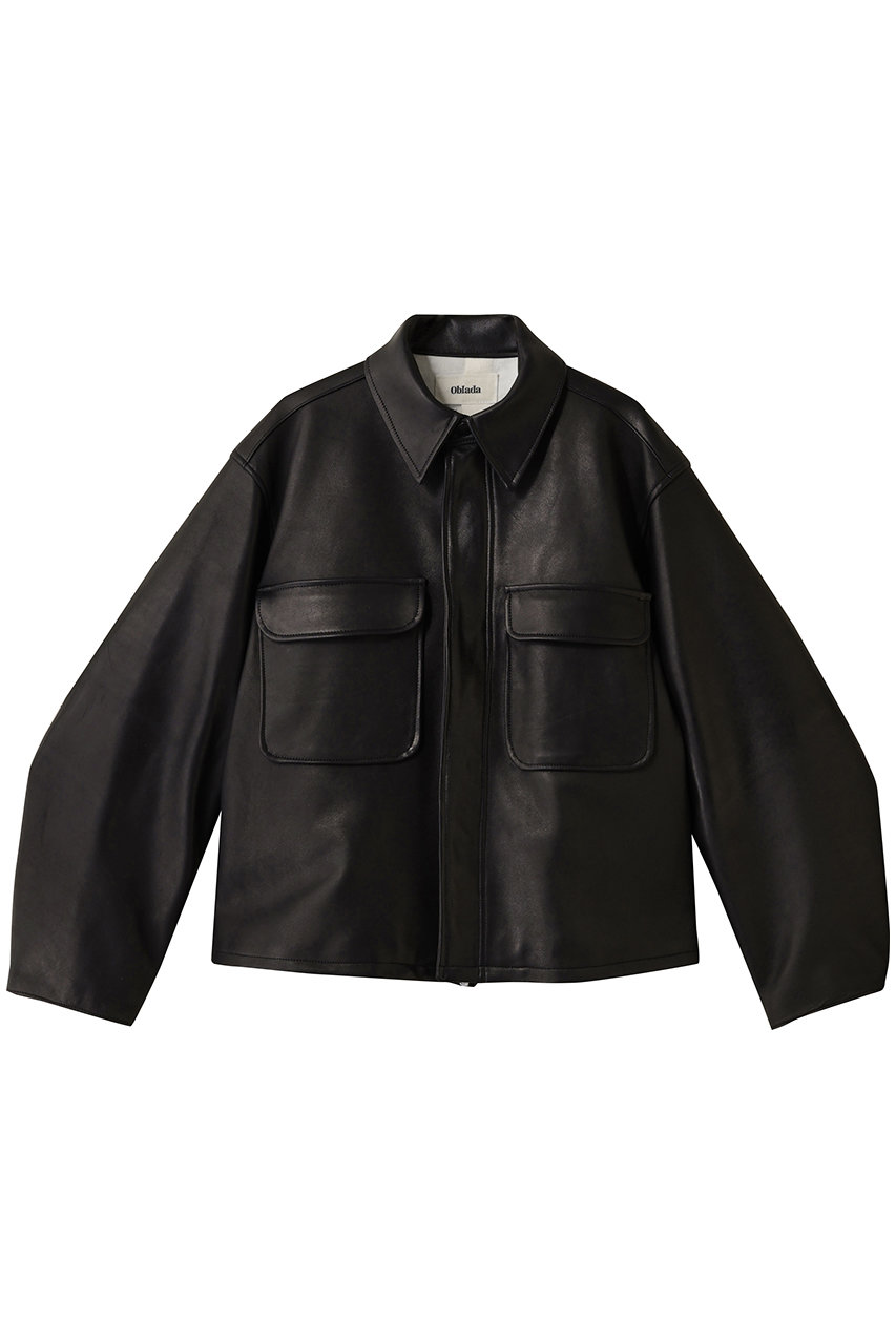 Oblada LIGHT AVIATOR ジャケット (ブラック, F) オブラダ ELLE SHOP Oblada LIGHT AVIATOR ジャケット (ブラック, F) オブラダ ELLE SHOP