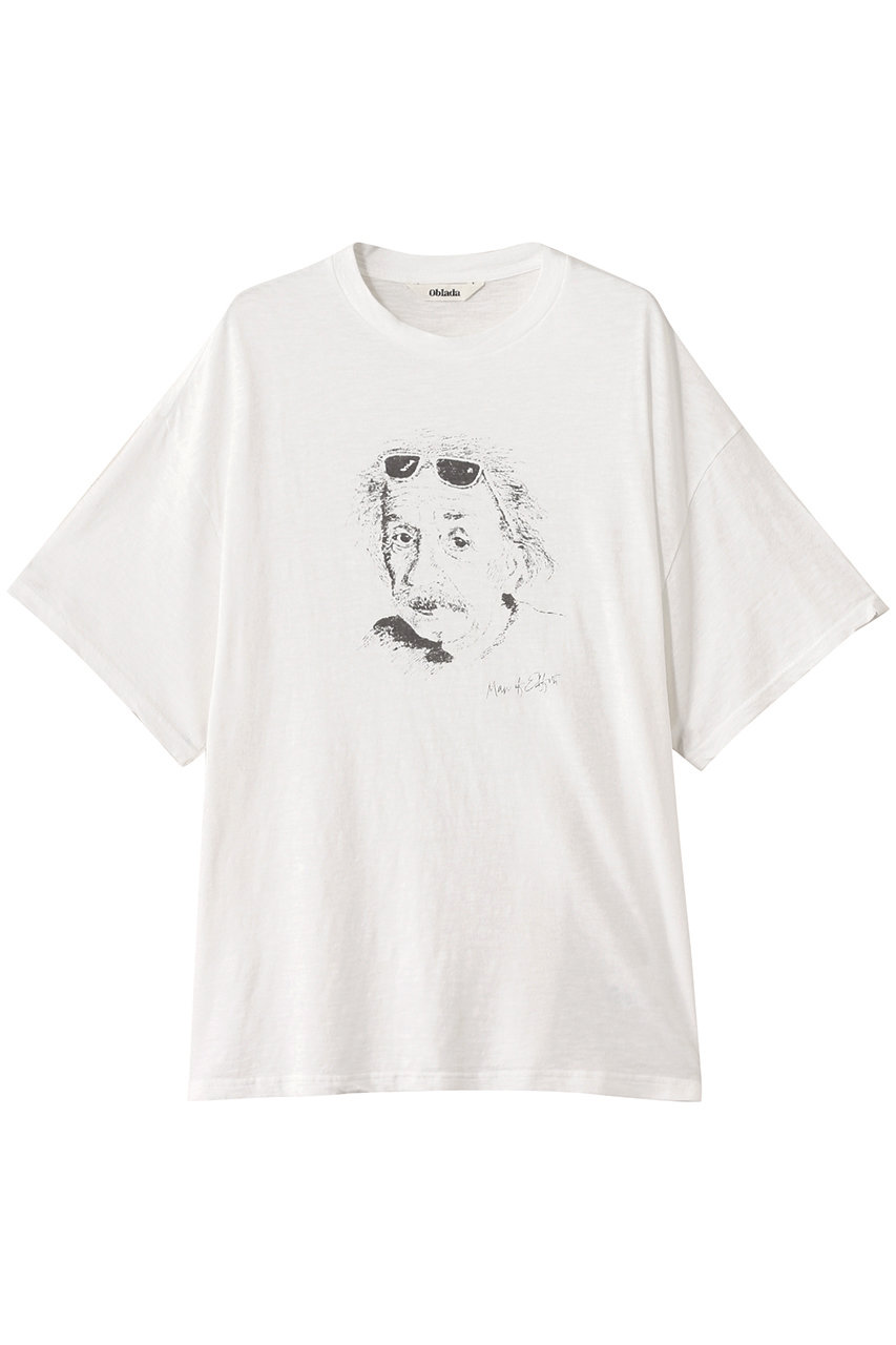 Oblada UNCLE Tシャツ (ホワイト, F) オブラダ ELLE SHOP Oblada UNCLE Tシャツ (ホワイト, F) オブラダ ELLE SHOP