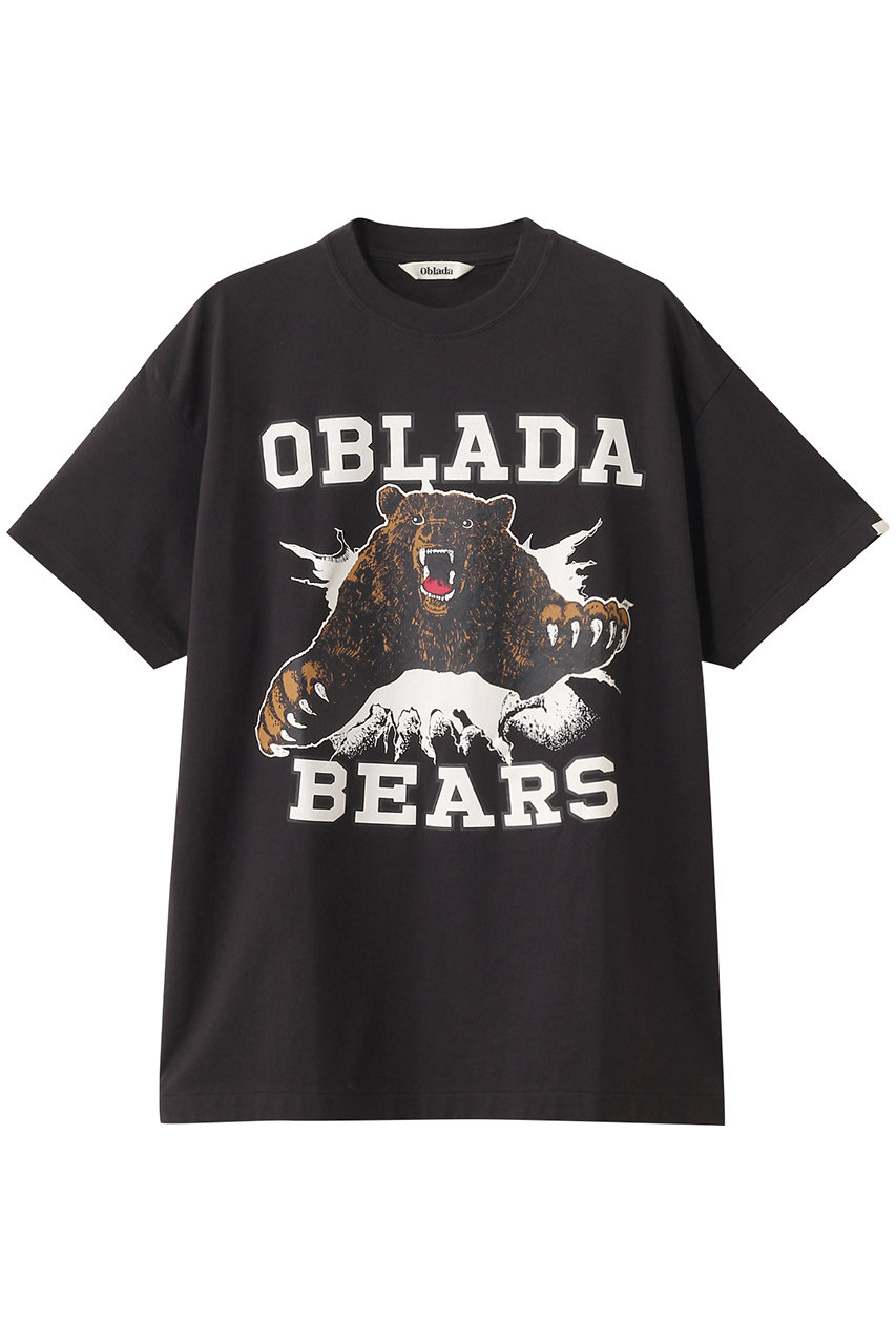 Oblada BEARS Tシャツ (ブラック, F) オブラダ ELLE SHOP Oblada BEARS Tシャツ (ブラック, F) オブラダ ELLE SHOP