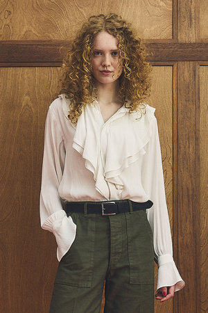 ラッフルシャツ（PLAIN）