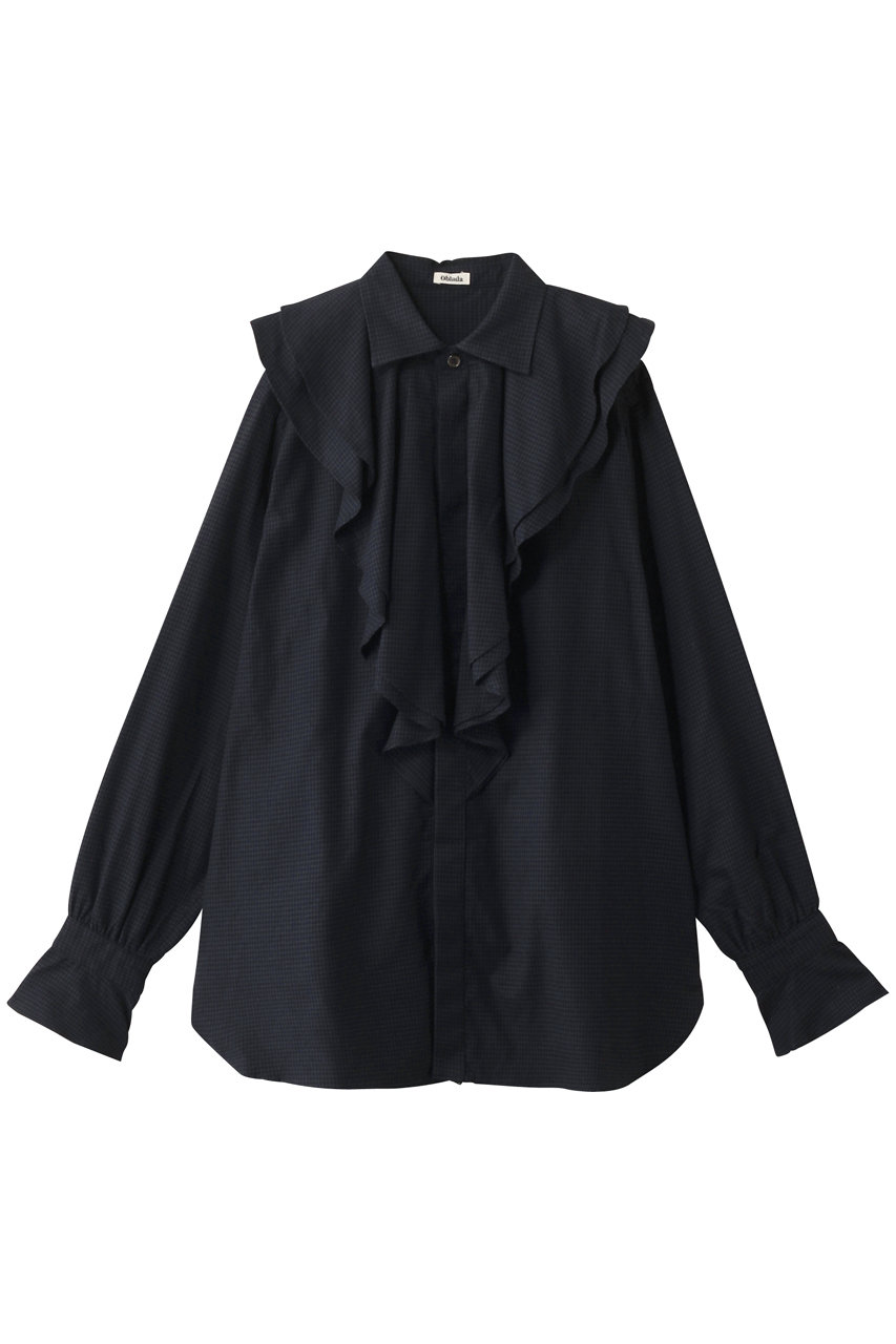 オブラダ/Obladaのラッフルシャツ（CHECK）(チェック/F2510SH03)