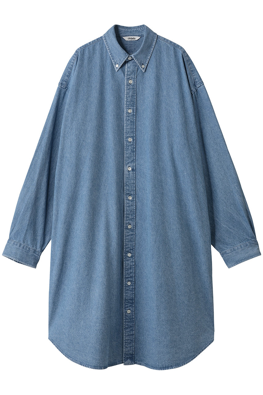 Oblada IVY ビッグデニムシャツ (ライトブルー, F) オブラダ ELLE SHOP Oblada IVY ビッグデニムシャツ (ライトブルー, F) オブラダ ELLE SHOP