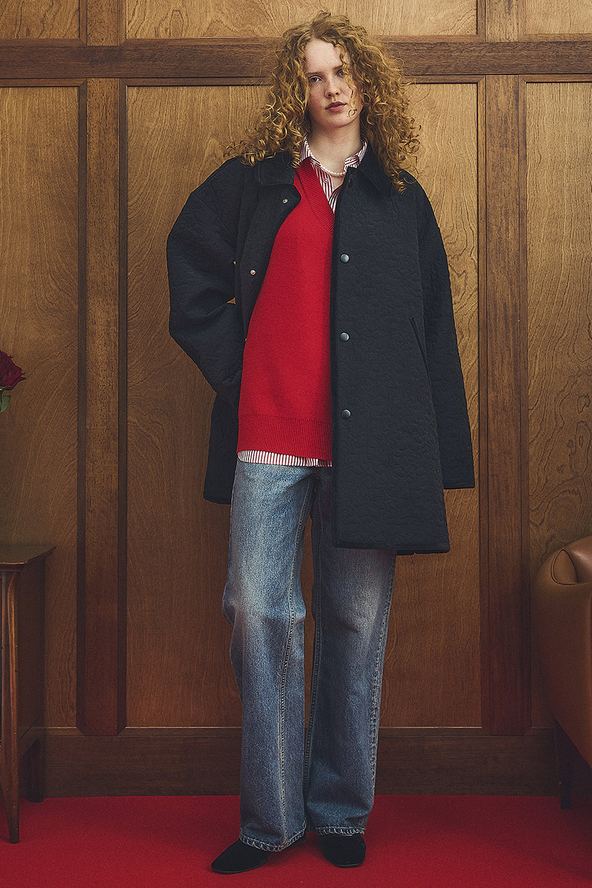 Oblada(オブラダ)｜JERMYN ニットベスト/レッド の通販｜ELLESHOP