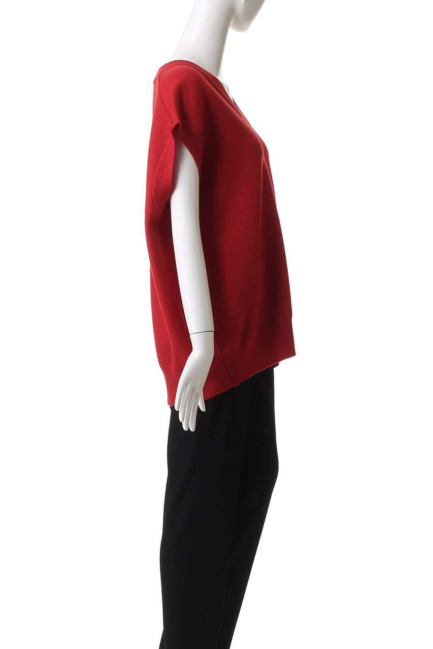 Oblada(オブラダ)｜JERMYN ニットベスト/レッド の通販｜ELLESHOP