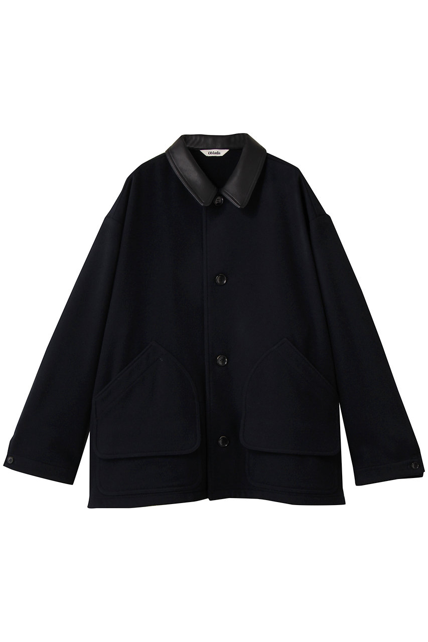 Oblada WEST MINSTER コート (ネイビー, F) オブラダ ELLE SHOP