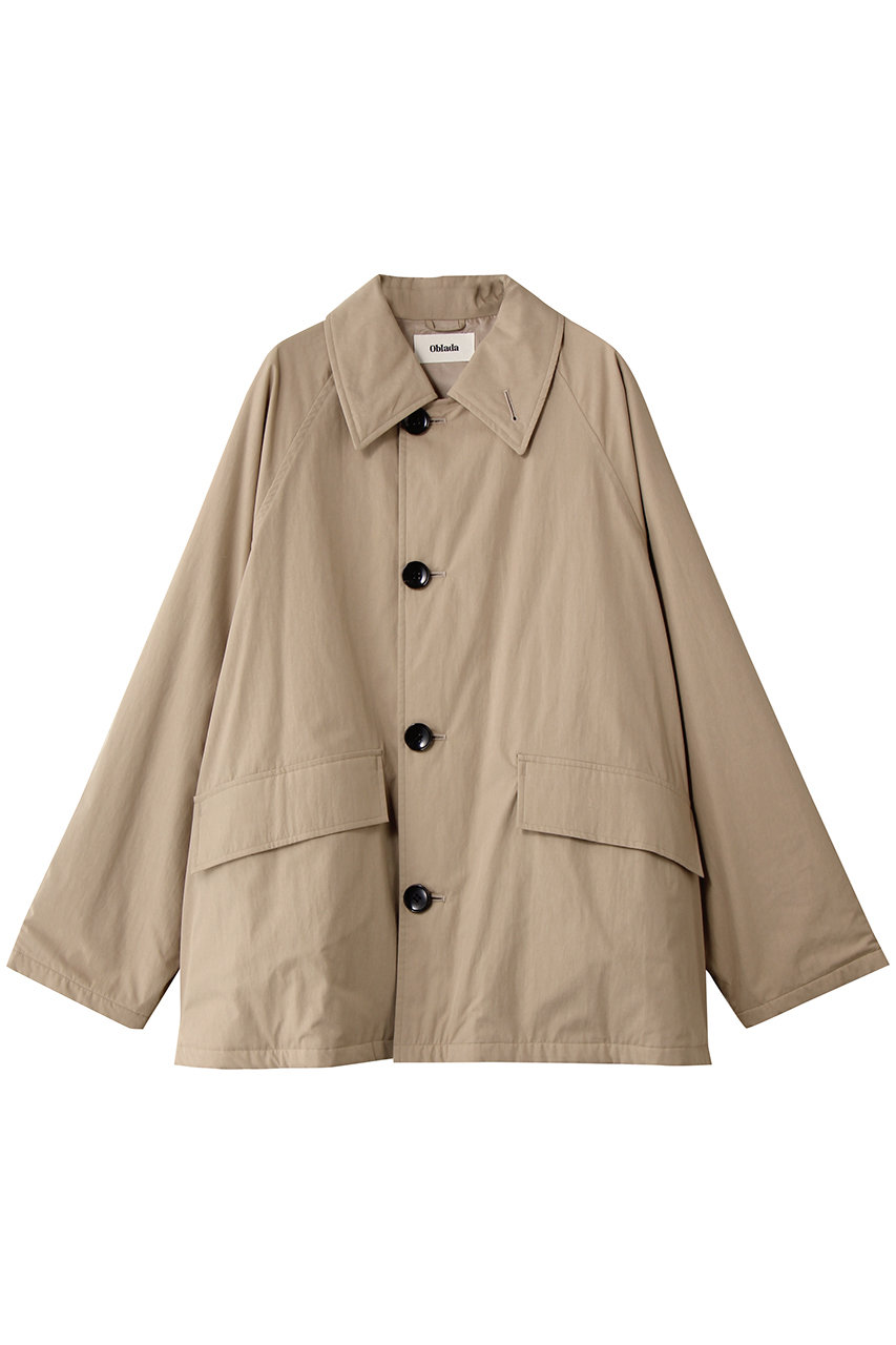 Oblada FEATHER コートミニ (ベージュ, F) オブラダ ELLE SHOP