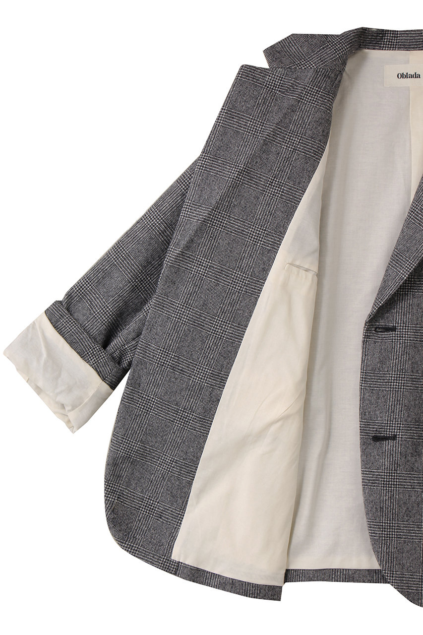 Oblada(オブラダ)｜UNCONSTRUCTION ジャケット(GLEN CHECK)/チェック