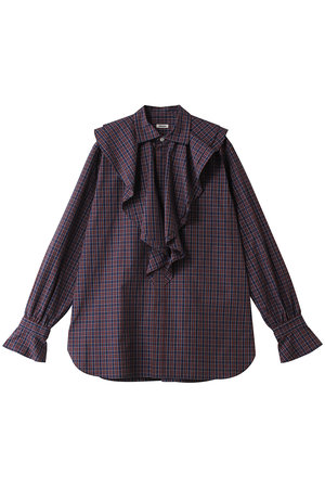 オブラダ/Obladaのチェックラッフルブラウス(110400/110403)