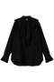 オーバーダイラッフルブラウス オブラダ/Oblada ブラック
