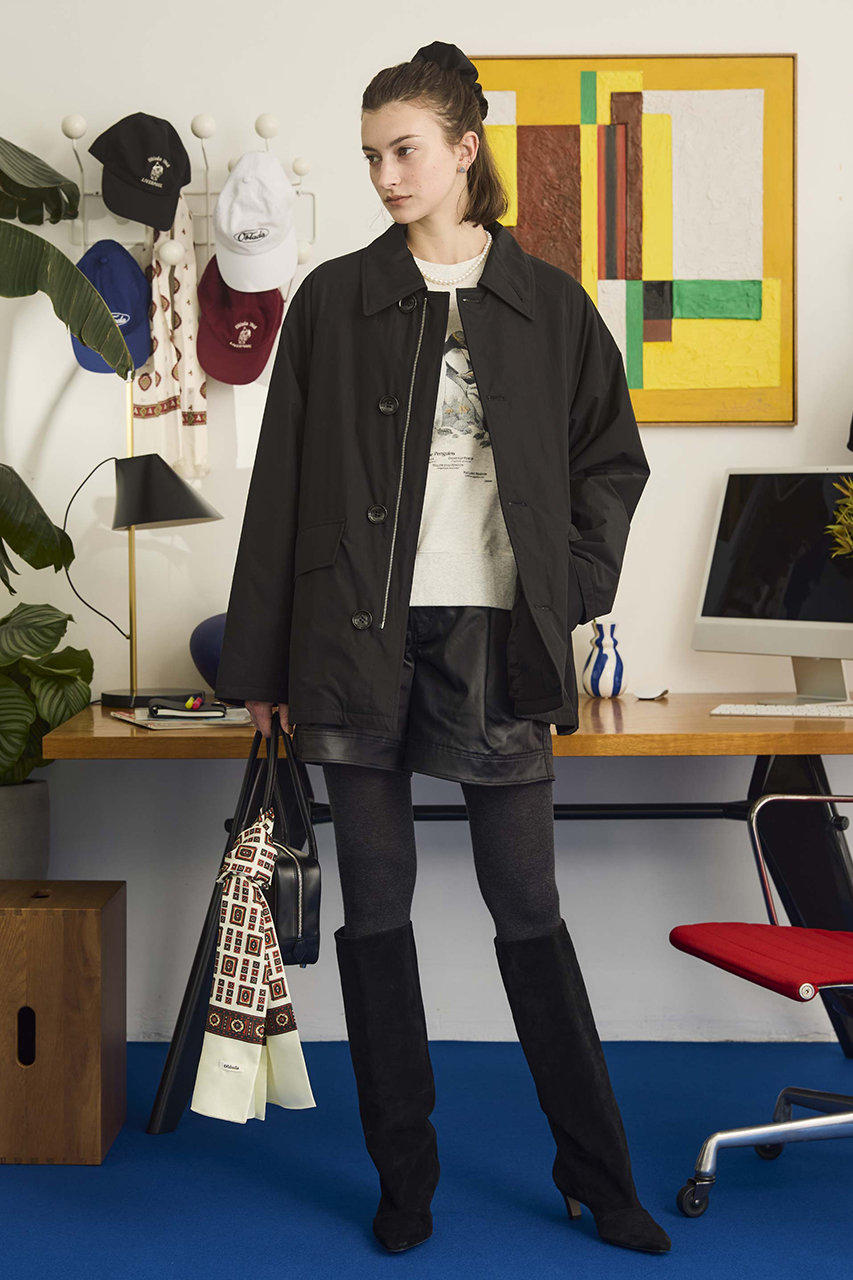 Oblada(オブラダ)｜FEATHER コートミニ/ブラック の通販｜ELLESHOP