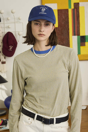 オブラダ/ObladaのマルチボーダーロングTシャツ