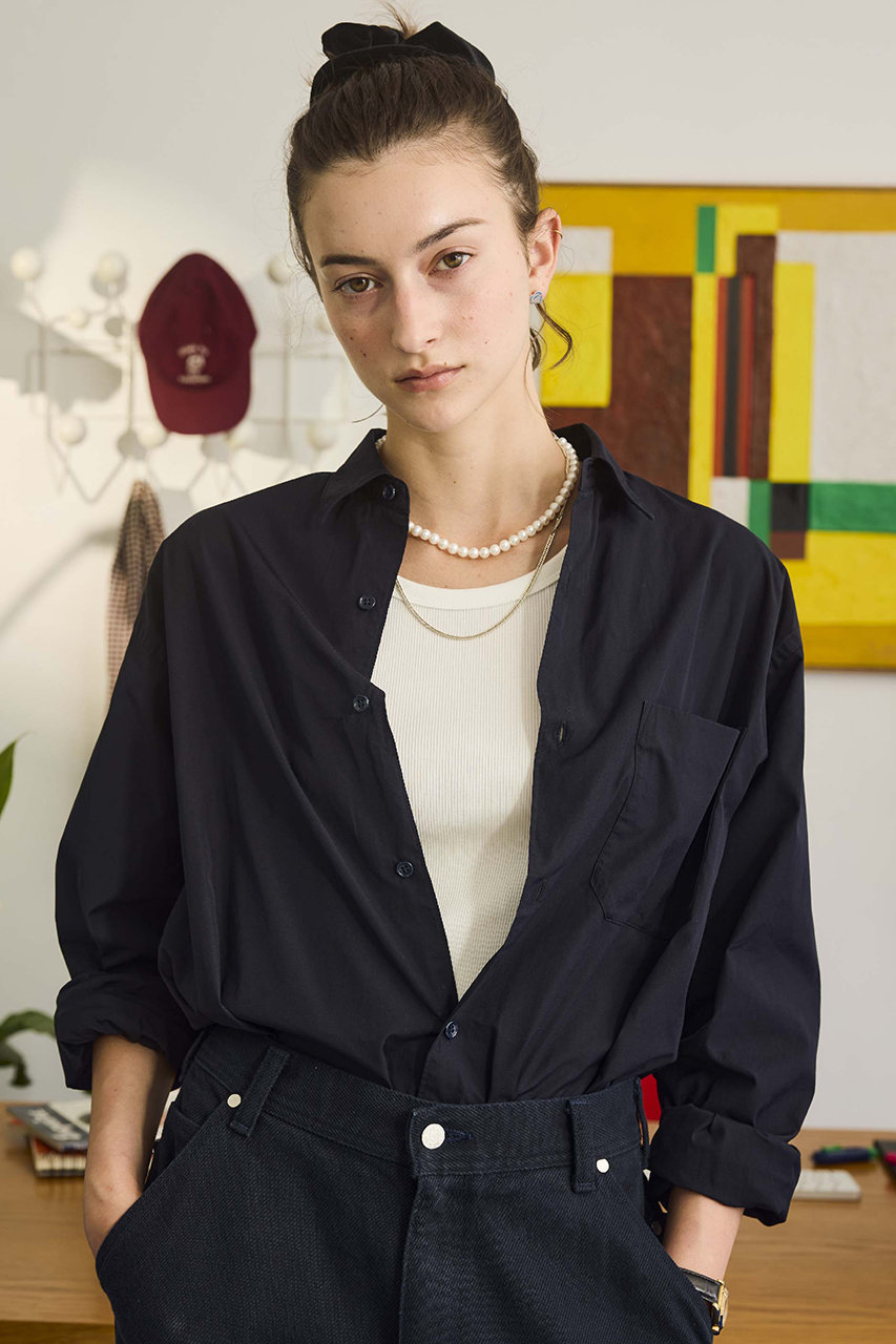 Oblada(オブラダ)｜オーセンティックシャツ/ネイビー の通販｜ELLESHOP