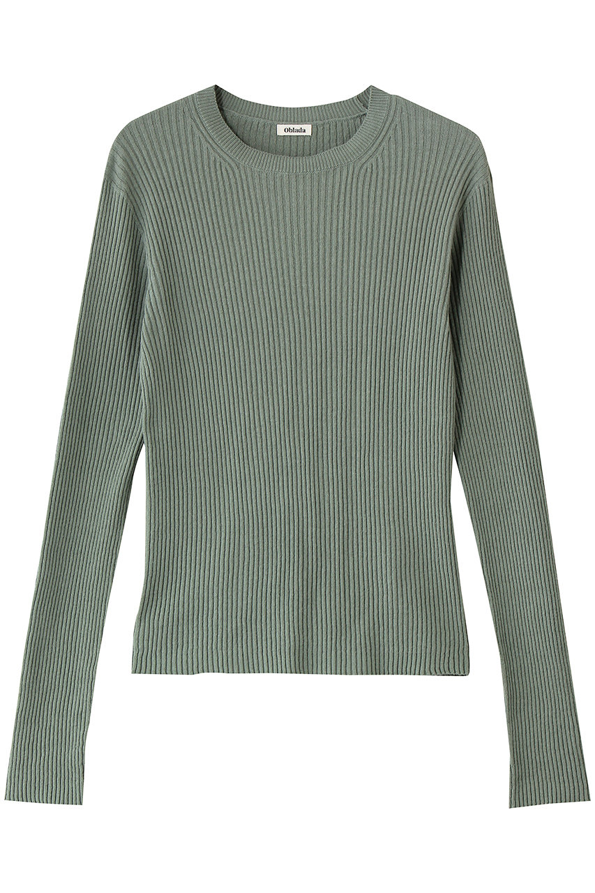 オブラダ/Obladaのリブニット(グリーン/S2610KN04)